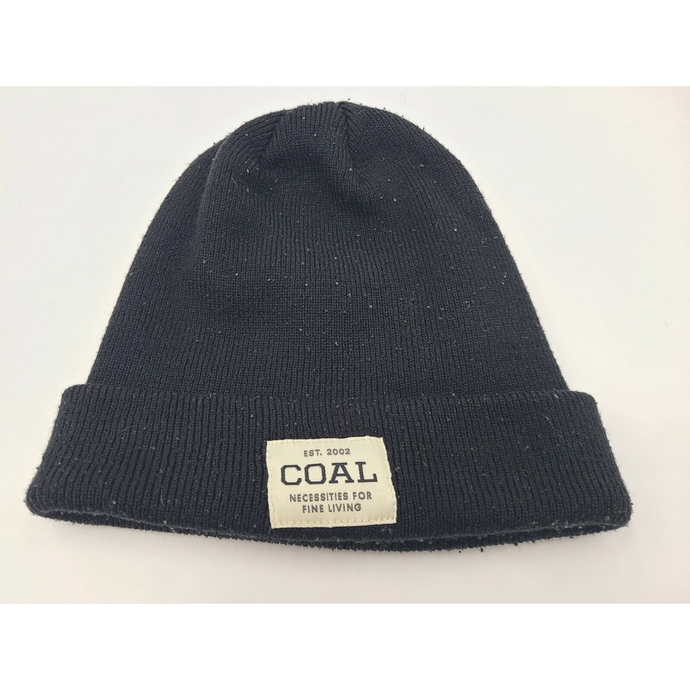 Coal Necessities for Fine Living Beanie Winter Knit Hat Stocking Cap Men Black